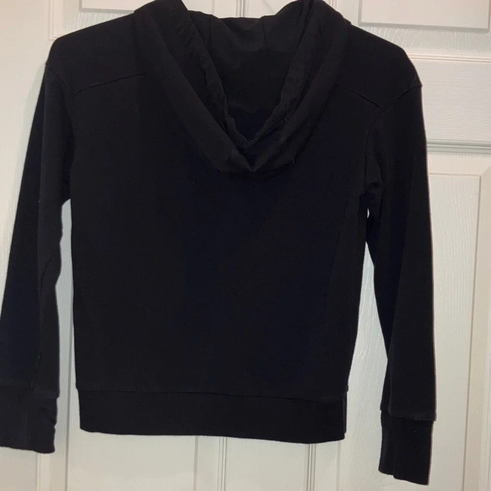 All in Motion Black Hoodie Youth Medium Unisex Pullover Kangaroo Pocket Active